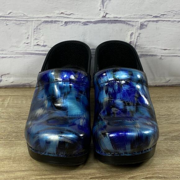 Dansko Professional Patent Leather Clogs Women's EU 40 US 9.5-10 Comfort Shoes - Picture 2 of 8